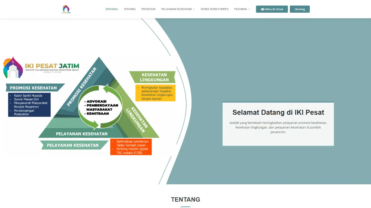 IKI Pesat Dinkes Jatim project