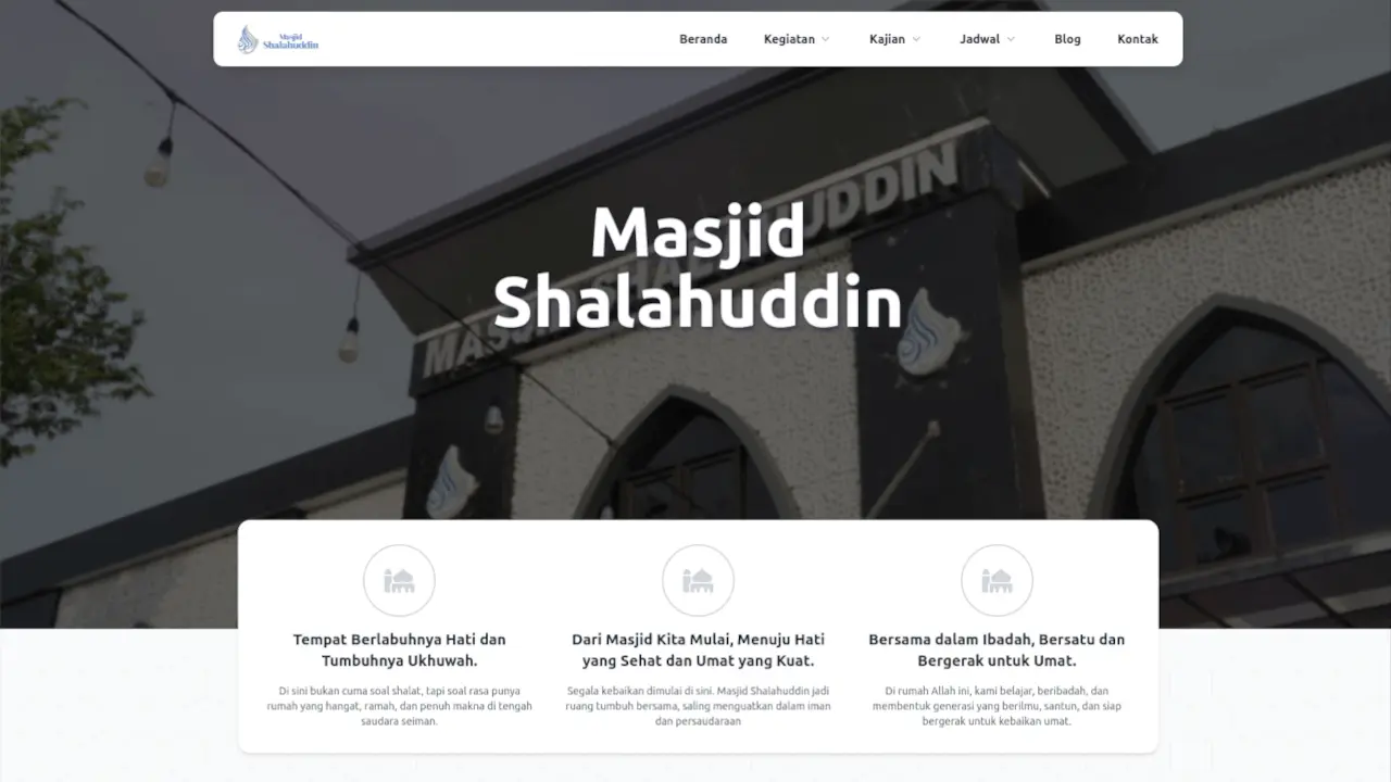 Masjid Shalahuddin project
