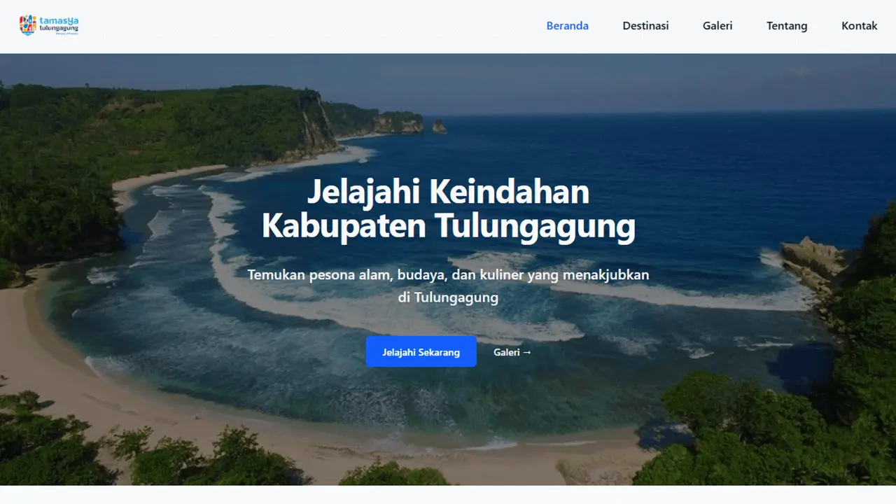 Tulungagung Tourism Website project